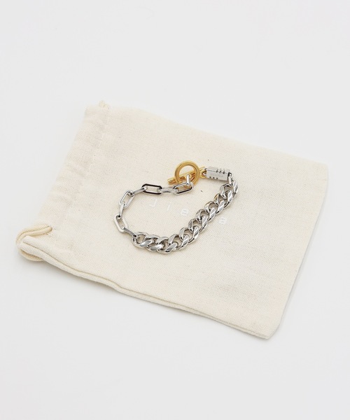 Jieda（ジエダ）の「SWITCHING BRACELET-A（ブレスレット・メンズ・シルバー/シルバー×ゴールド・ONESIZE）」の2枚目の写真