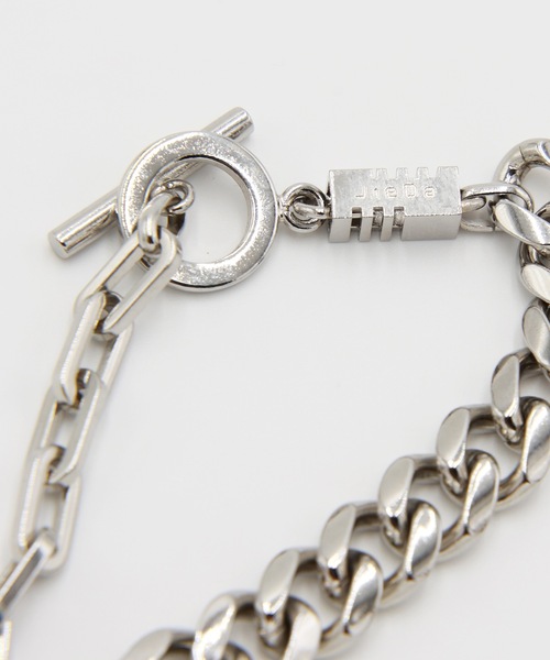 Jieda（ジエダ）の「SWITCHING BRACELET-A（ブレスレット・メンズ・シルバー/シルバー×ゴールド・ONESIZE）」の6枚目の写真