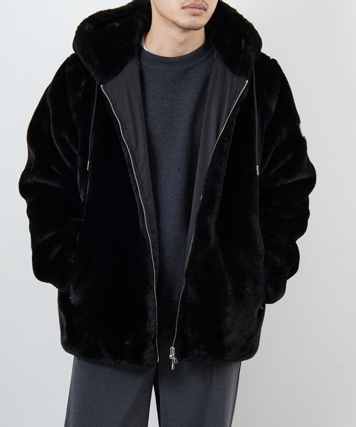 TATRAS/タトラス] BOMOS フーデッドファーブルゾン（ブルゾン