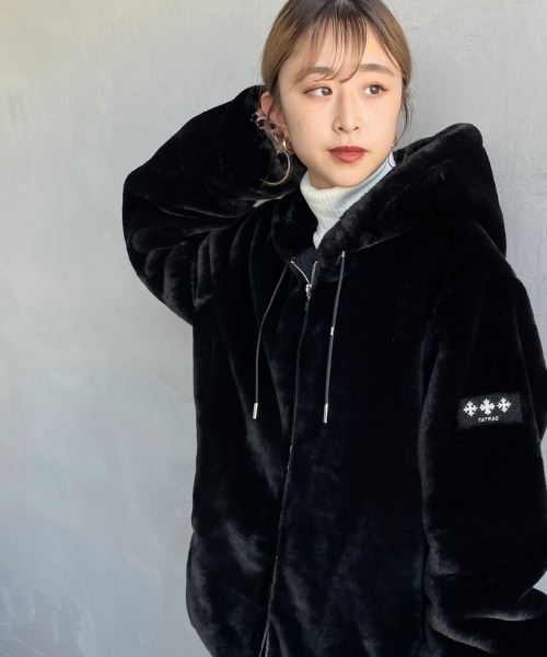 タトラスファーブルゾン(ちぃ) TATRAS/タトラス】Reポリエステルマイクロファーブルゾン