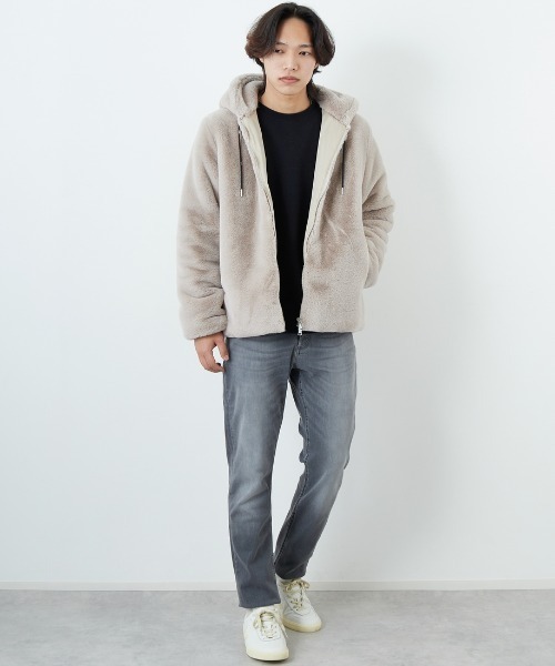 TATRAS（タトラス）の「[TATRAS/タトラス] BOMOS フーデッドファーブルゾン（ブルゾン・レディース・ライトグレー/ブラック・3/2/4）」の7枚目の写真