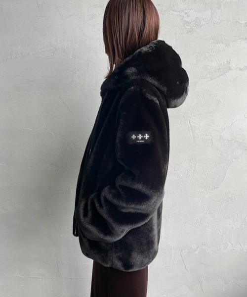 TATRAS/タトラス] BOMOS フーデッドファーブルゾン（ブルゾン