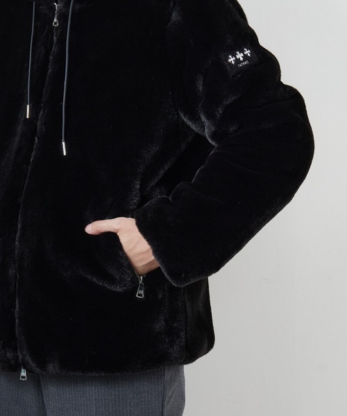 TATRAS/タトラス] BOMOS フーデッドファーブルゾン（ブルゾン