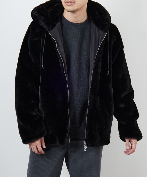 TATRAS/タトラス] BOMOS フーデッドファーブルゾン（ブルゾン