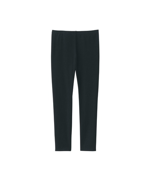 無印良品(ムジルシリョウヒン)の「キッズ ストレッチ天竺編み レギンス(十分丈)(レギンス/スパッツ・キッズ・チャコールグレー/ブラック・120/130/110/140/150)」の2枚目の写真