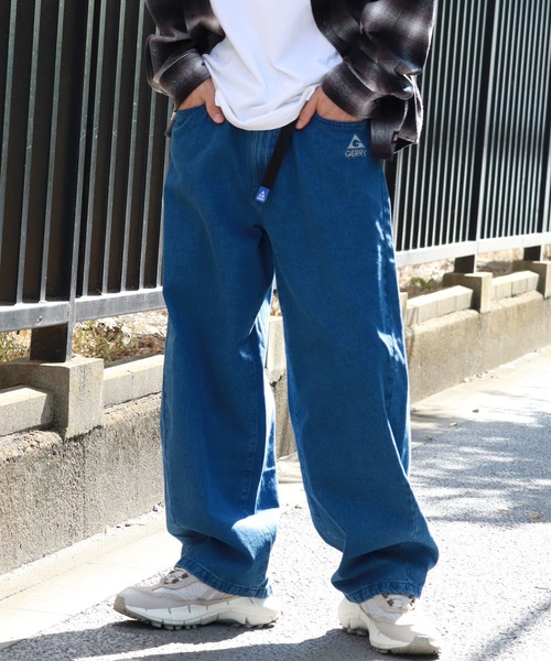 セール】【GERRY/ジェリー】バレルレッグ クライミングデニムパンツ