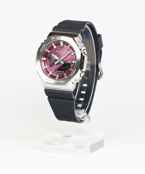 G-SHOCK(ジーショック)の「メタルベゼル / スマートフォンリンク&タフソーラー / GBM-2100A-4BJF(アナログ腕時計・メンズ・バーガンディー・FREE)」の10枚目の写真