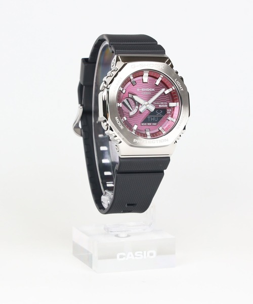 G-SHOCK(ジーショック)の「メタルベゼル / スマートフォンリンク&タフソーラー / GBM-2100A-4BJF(アナログ腕時計・メンズ・バーガンディー・FREE)」の11枚目の写真