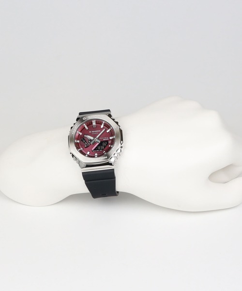 G-SHOCK(ジーショック)の「メタルベゼル / スマートフォンリンク&タフソーラー / GBM-2100A-4BJF(アナログ腕時計・メンズ・バーガンディー・FREE)」の16枚目の写真