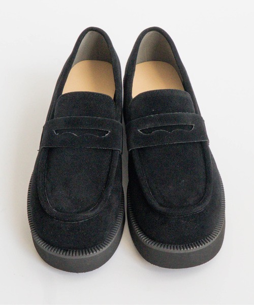Fabby fabby(ファビィーファビィー)の「プレーンコインローファーシューズ(ローファー・レディース・ブラック/ブラック系その他/ブラウン系その他2/ブラック系その他2・SMALL/LARGE/MEDIUM)」の5枚目の写真
