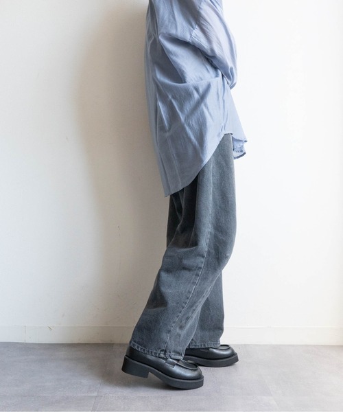 Fabby fabby(ファビィーファビィー)の「プレーンコインローファーシューズ(ローファー・レディース・ブラック/ブラック系その他/ブラウン系その他2/ブラック系その他2・SMALL/LARGE/MEDIUM)」の19枚目の写真