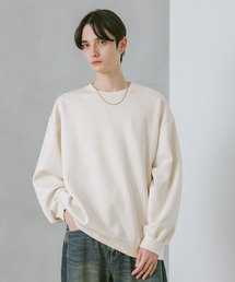 RAGEBLUE | SUEDE CREW NECK PULLOVER / カットスウェードクルーネックプルオーバー(スウェット)