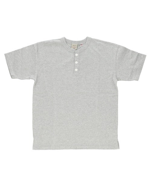 BACKYARD FAMILY(バックヤードファミリー)の「Goodwear USAコットンヘンリーネックT(Tシャツ/カットソー・メンズ・杢グレー/ブラック/グレー系その他/ネイビー/ホワイト・XL/M/L/S)」の3枚目の写真
