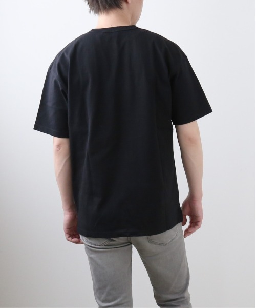 BACKYARD FAMILY(バックヤードファミリー)の「Goodwear USAコットンヘンリーネックT(Tシャツ/カットソー・メンズ・杢グレー/ブラック/グレー系その他/ネイビー/ホワイト・XL/M/L/S)」の6枚目の写真