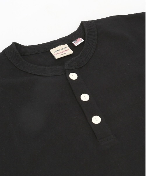 BACKYARD FAMILY(バックヤードファミリー)の「Goodwear USAコットンヘンリーネックT(Tシャツ/カットソー・メンズ・杢グレー/ブラック/グレー系その他/ネイビー/ホワイト・XL/M/L/S)」の7枚目の写真