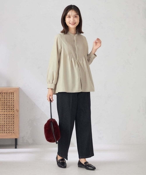 a.v.v（アーヴェヴェ）の「ファー巾着ショルダーバッグ（ショルダーバッグ・レディース・アイボリー/カーキ/ボルドー・38）」の7枚目の写真