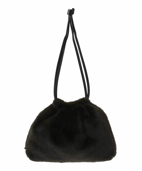 a.v.v（アーヴェヴェ）の「ファー巾着ショルダーバッグ（ショルダーバッグ・レディース・アイボリー/カーキ/ボルドー・38）」の13枚目の写真