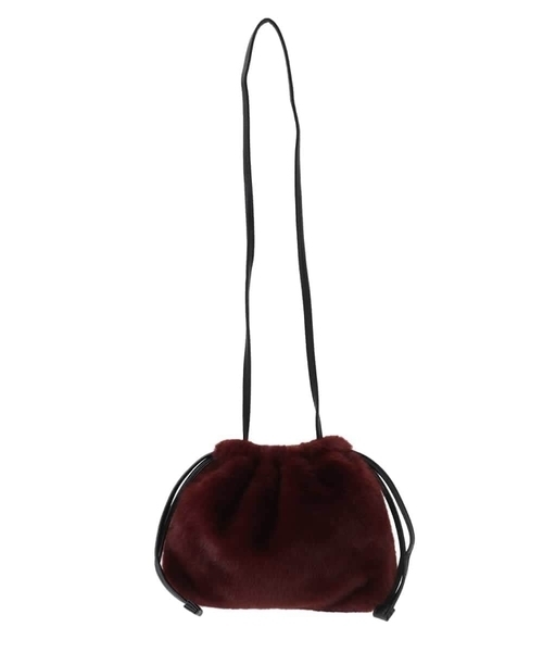 a.v.v（アーヴェヴェ）の「ファー巾着ショルダーバッグ（ショルダーバッグ・レディース・アイボリー/カーキ/ボルドー・38）」の18枚目の写真