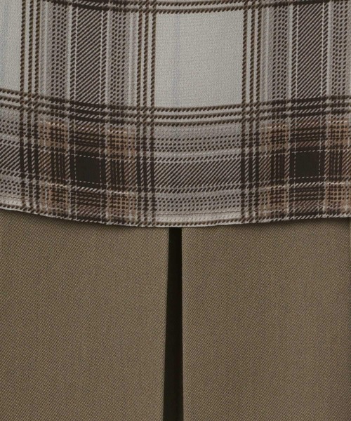 3.3 Field Trip (3.3フィールドトリップ)の「3.3 Field Trip/レイヤードプリーツミディスカート(スカート・レディース・グレー/ブラウン・SMALL/MEDIUM)」の17枚目の写真