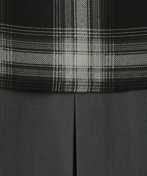 3.3 Field Trip (3.3フィールドトリップ)の「3.3 Field Trip/レイヤードプリーツミディスカート(スカート・レディース・グレー/ブラウン・SMALL/MEDIUM)」の18枚目の写真