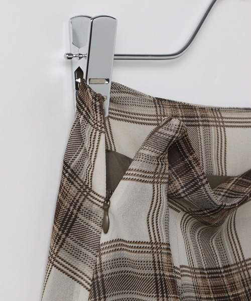 3.3 Field Trip (3.3フィールドトリップ)の「3.3 Field Trip/レイヤードプリーツミディスカート(スカート・レディース・グレー/ブラウン・SMALL/MEDIUM)」の15枚目の写真