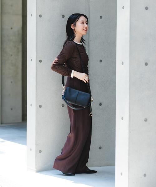 RODE SKO(ロデスコ)の「センターステッチショルダーバッグ(ショルダーバッグ・レディース・ブラック/オレンジ/ホワイト系その他/ミント・ONE)」の8枚目の写真