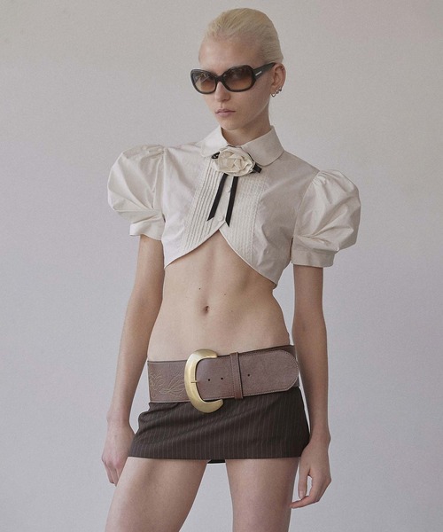 トップス Rosetta Baby Shirt SCULPTOR Rosetta Baby Shirt Ivory – Sculptor