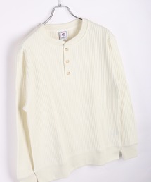 JEMORGAN（ジェーイーモーガン）の「JEMORGAN / ジェーイーモーガン ビッグワッフル ヘンリー ロンT（Tシャツ/カットソー・メンズ）」