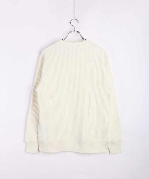 JEMORGAN(ジェーイーモーガン)の「JEMORGAN / ジェーイーモーガン ビッグワッフル ヘンリー ロンT(Tシャツ/カットソー・メンズ・チャコール/ネイビー/ブラウン/ブラック/オフホワイト/杢グレー・M/L/XL)」の8枚目の写真