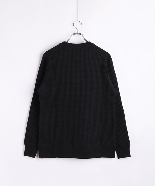 JEMORGAN(ジェーイーモーガン)の「JEMORGAN / ジェーイーモーガン ビッグワッフル ヘンリー ロンT(Tシャツ/カットソー・メンズ・チャコール/ネイビー/ブラウン/ブラック/オフホワイト/杢グレー・M/L/XL)」の11枚目の写真