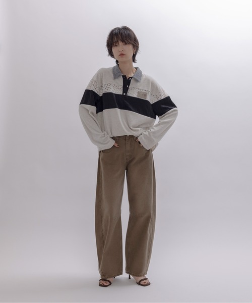 Eimee Law コットンベロアポロラガートップス コットンベロアポロラガートップス Eimee Law│Eimee Law