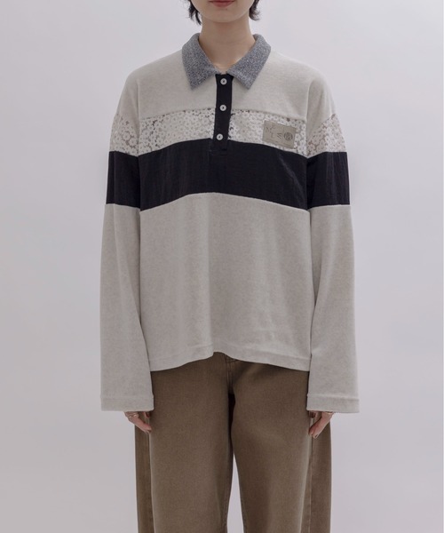 Eimee Law コットンベロアポロラガートップス コットンベロアポロラガートップス（ポロシャツ）｜Eimee Law