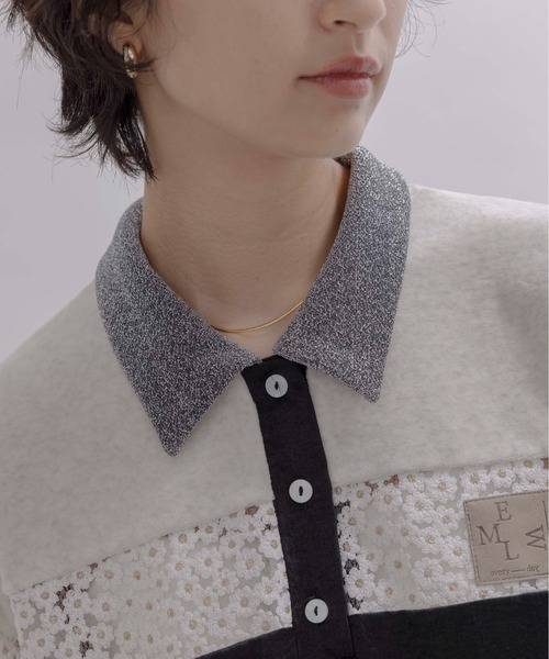 コットンベロアポロラガートップス Eimee Law│Eimee Law