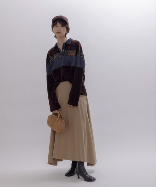 コットンベロアポロラガートップス Eimee Law│Eimee Law