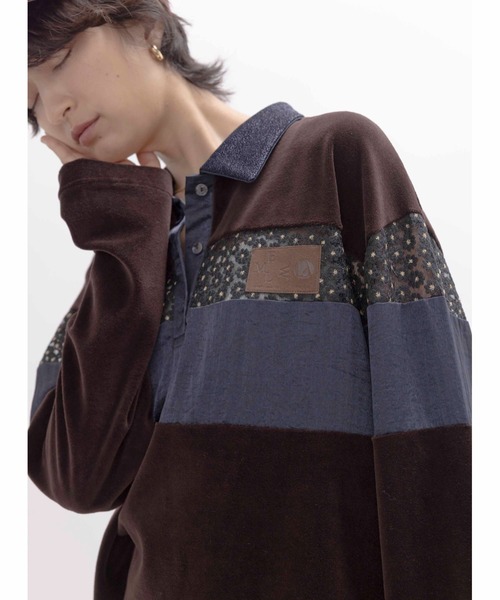 コットンベロアポロラガートップス Eimee Law│Eimee Law