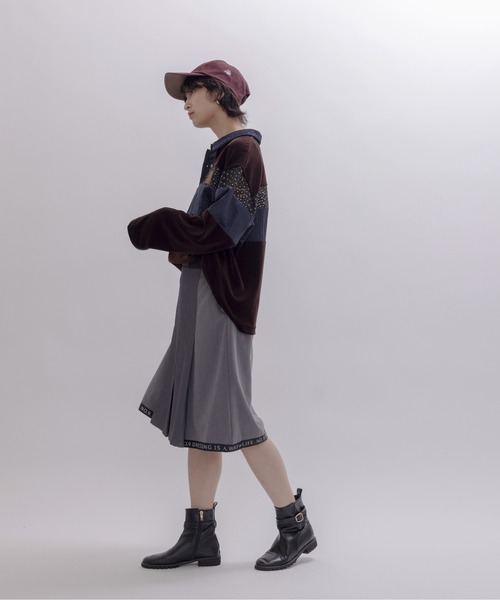 コットンベロアポロラガートップス コットンベロアポロラガートップス（ポロシャツ）｜Eimee Law