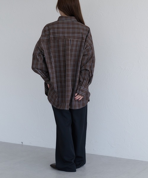 セール】オーバーサイズチェックシャツ(シャツ/ブラウス)|raffime セール】オーバーサイズチェックシャツ(シャツ/ブラウス)|raffime