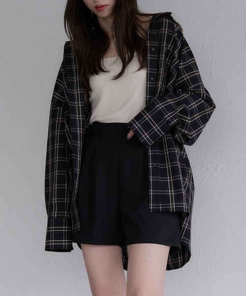raffime（ラフィミー）の「オーバーサイズチェックシャツ（シャツ/ブラウス・レディース・ダークブラウン/ブラック・フリー）」の20枚目の写真