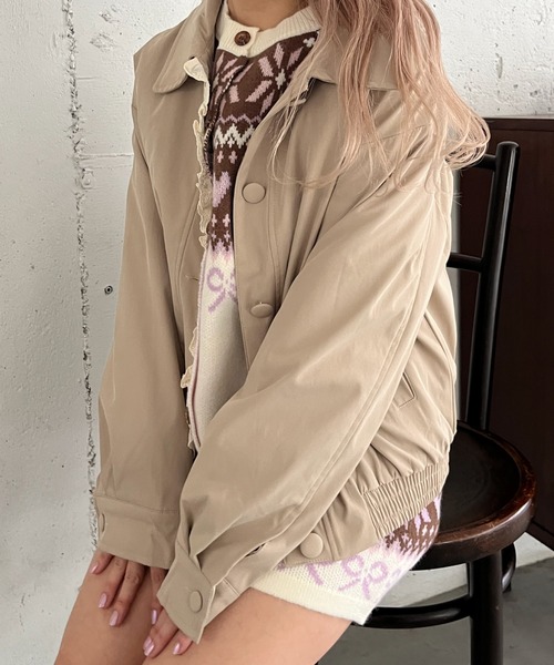MORE self LOVE(モアセルフラブ)の「ガーリーノルディックニットSETUP(セットアップ・レディース・ホワイト/ブラウン/ピンク/レッド・FREE)」の8枚目の写真