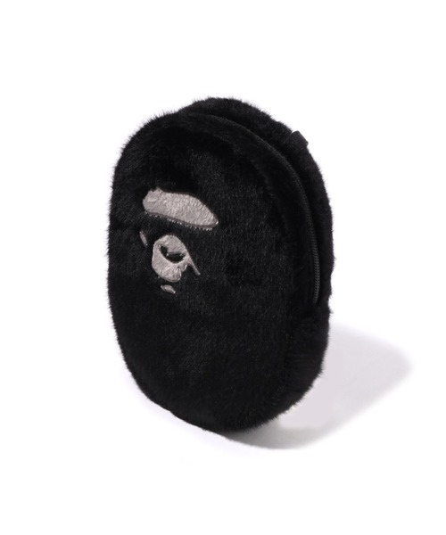 A BATHING APE（アベイシングエイプ）の「APE HEAD FAUX FUR MINI SHOULDER BAG（ハンドバッグ・メンズ・ブラック・FREE）」の3枚目の写真