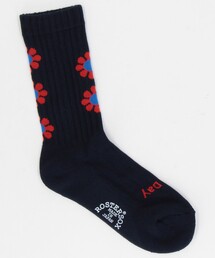 FREAK'S STORE（フリークスストア）の「ROSTER SOX/ロスターソックス ”PEACE”フラワーモチーフ ソックス（ソックス/靴下・レディース）」