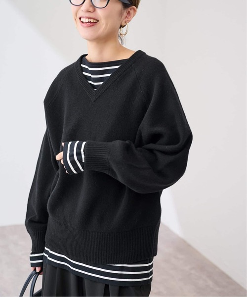 FRAMeWORK（フレームワーク）の「ショルダースナップボーダーTee（Tシャツ/カットソー・レディース・ベージュ/ブラック・FREE）」の15枚目の写真