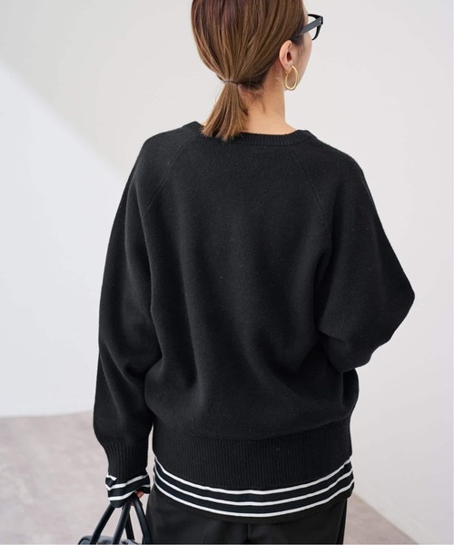 FRAMeWORK（フレームワーク）の「ショルダースナップボーダーTee（Tシャツ/カットソー・レディース・ベージュ/ブラック・FREE）」の17枚目の写真