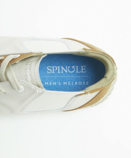 MEN'S MELROSE（メンズメルローズ）の「《別注》【SPINGLE/スピングル】MID CUT スニーカー | SP-1420（スニーカー・メンズ・アイボリー/ブラック・4/5/3）」の5枚目の写真