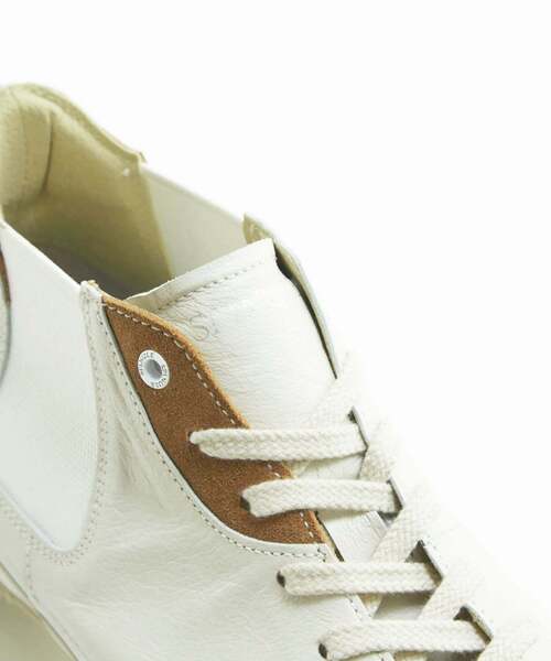 MEN'S MELROSE（メンズメルローズ）の「《別注》【SPINGLE/スピングル】MID CUT スニーカー | SP-1420（スニーカー・メンズ・アイボリー/ブラック・4/5/3）」の7枚目の写真