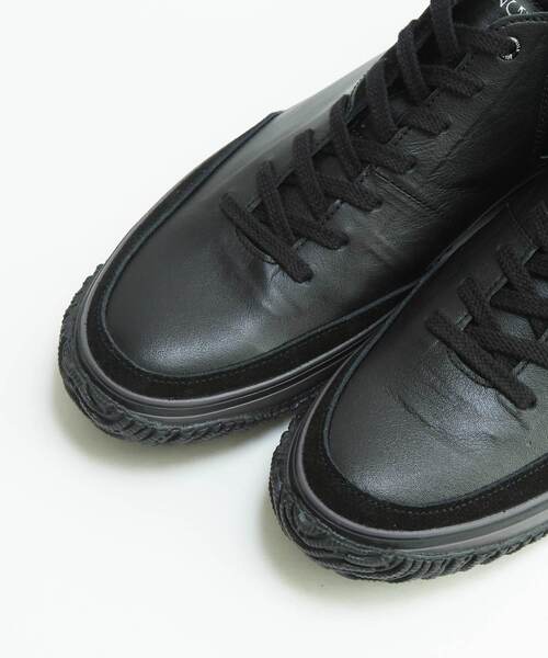 MEN'S MELROSE（メンズメルローズ）の「《別注》【SPINGLE/スピングル】MID CUT スニーカー | SP-1420（スニーカー・メンズ・アイボリー/ブラック・4/5/3）」の10枚目の写真