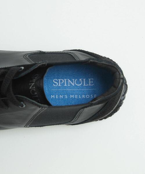 MEN'S MELROSE（メンズメルローズ）の「《別注》【SPINGLE/スピングル】MID CUT スニーカー | SP-1420（スニーカー・メンズ・アイボリー/ブラック・4/5/3）」の11枚目の写真