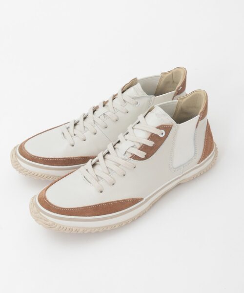 MEN'S MELROSE（メンズメルローズ）の「《別注》【SPINGLE/スピングル】MID CUT スニーカー | SP-1420（スニーカー・メンズ・アイボリー/ブラック・4/5/3）」の18枚目の写真