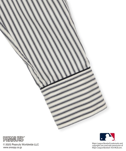 MLB（メジャーリーグベースボール）の「【PEANUTS×MLB COLLECTION by ROPE' PICNIC】オーバーサイズシャツ（シャツ/ブラウス・レディース・オフホワイト/ホワイト/ダークブラウン・FREE）」の10枚目の写真