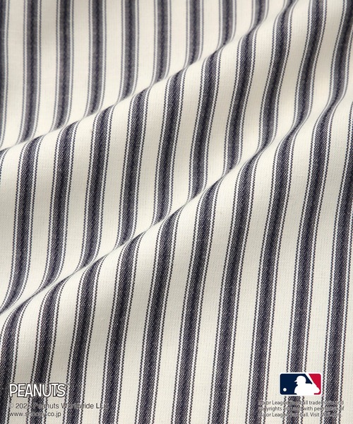 MLB（メジャーリーグベースボール）の「【PEANUTS×MLB COLLECTION by ROPE' PICNIC】オーバーサイズシャツ（シャツ/ブラウス・レディース・オフホワイト/ホワイト/ダークブラウン・FREE）」の12枚目の写真